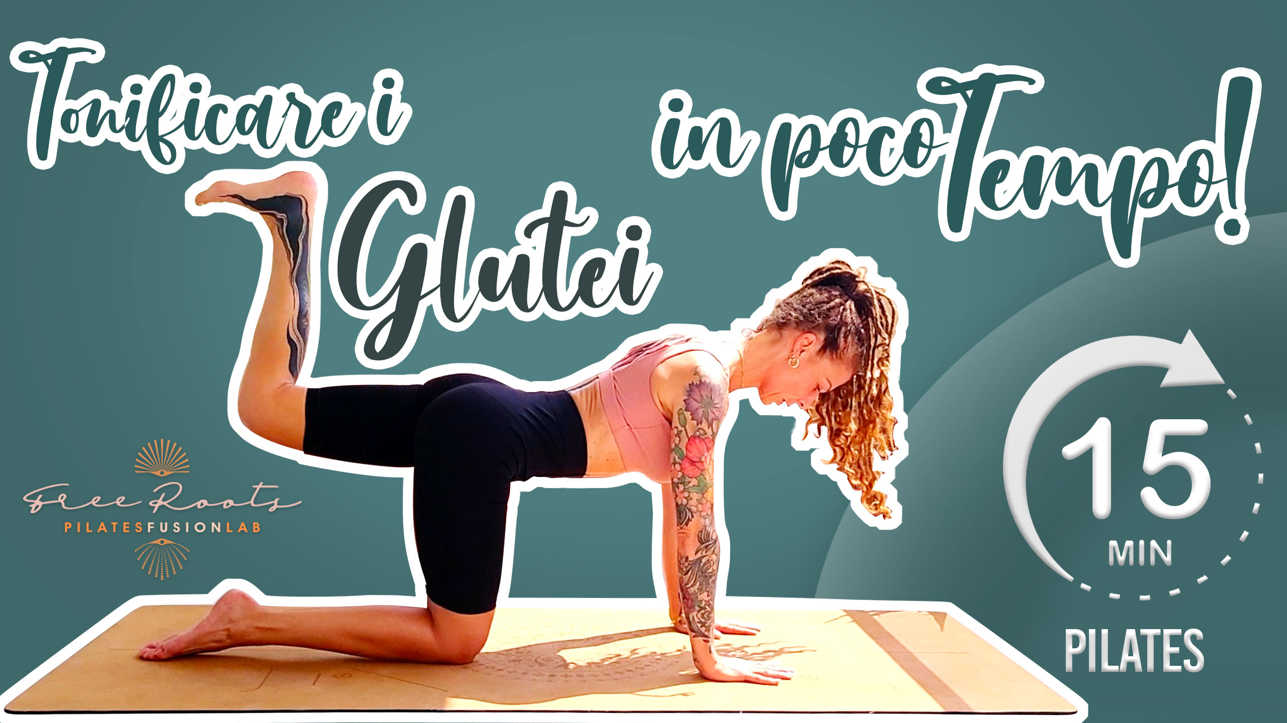 15 MIN. DI PILATES PER I GLUTEI | Esercizi semplici da fare a casa